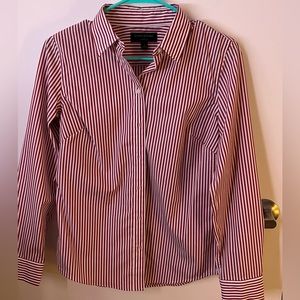 Banana Republic Striped Button Down Shirt. Size 4